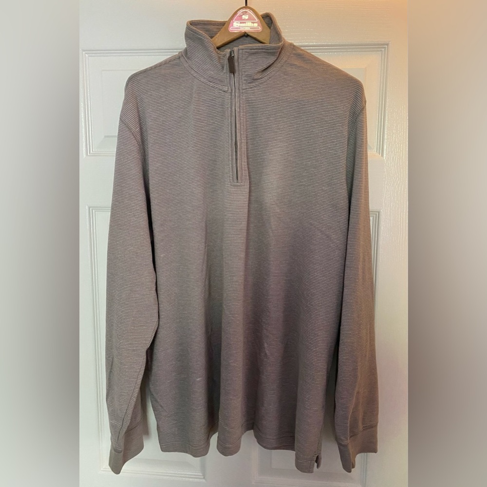 Banana Republic 🟣​ GUC Size XXL Men's Cotton Quarter Zip Pullover